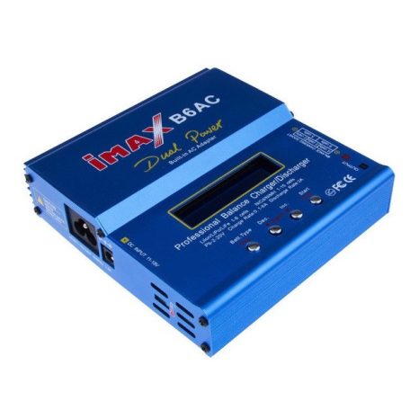 B6AC Töltő Dual Power AC (110-240V) & DC (12-18V) 80W, max 6A - IMAX
