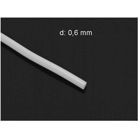 Silicon rubber string d: 0,6mm x 1000 mm