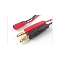   Töltőkábel - BEC/JST <-> Banándugó aranyozott 30cm