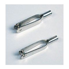 Gabelkopf ohne Gewinde zum Löten - ø 2,8 mm - 2 Stk.