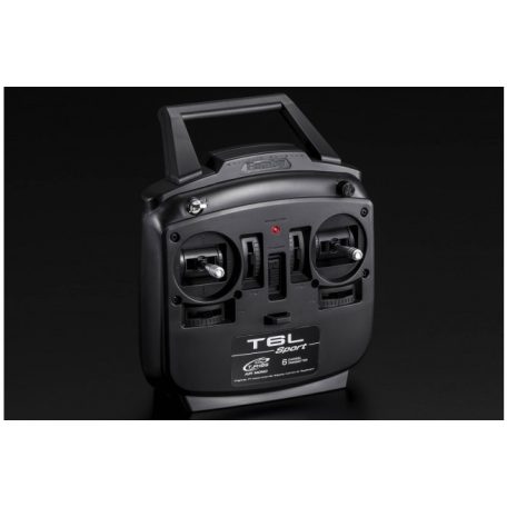 FUTABA T6L Sport 2.4GHz T-FHSS + R3106GF vevő, 6 csatornás távírányító szett  - mode 2
