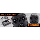 FUTABA T6L Sport 2.4GHz T-FHSS + R3106GF vevő, 6 csatornás távírányító szett  - mode 2
