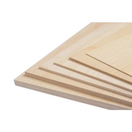 Plywood - Birch - 1,5 x 600 x 300 mm - 3 ply