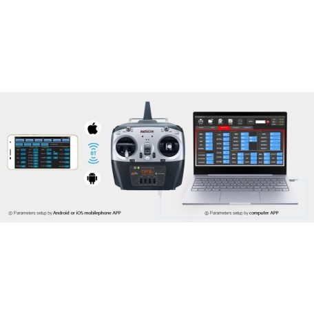 T8FB 8-Kanal Fernsteuerung 2,4 GHz + Empfänger set - RadioLink