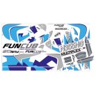 FunCub NG Dekorbogen - blau - Multiplex
