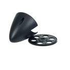 Orrkúp műanyag/Alu d: 67mm - fekete - Fun Racer Tuning - Multiplex