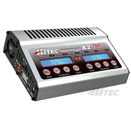 Multicharger X2 700 töltő 12V 2x30A 2x700W 2-8s Lixx Hitec