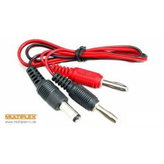   Töltőkábel 5,5 mm (Hitec adó) <-> Banándugó 100cm