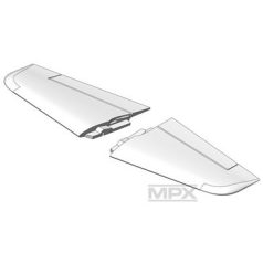 Tragflaechen links + rechts FunJet ULTRA Multiplex