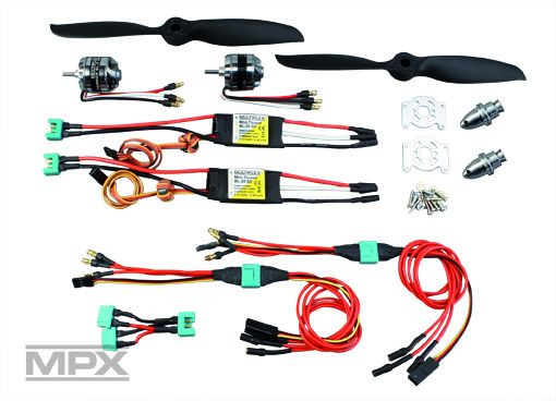 Powerszett - Twinstar 2 brushless Twin Star II Multiplex - R