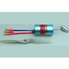 BL inrunner motor A 2825-2700 rpm/v Himax + propeller + adapter