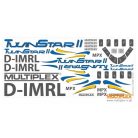 Twin Star 2 - Dekorbogen - selbstklebend - Multiplex