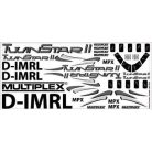 Twin Star 2 - Dekorbogen - selbstklebend - Multiplex