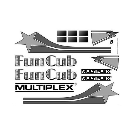 Dekorbogen FunCub Fun Cub Multiplex