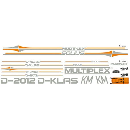 Solius - Dekorbogen - Type A+B - Multiplex