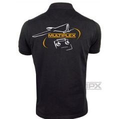   Polo shirt Multiplex black deluxe - NEW 2016 design L -> XL