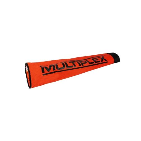Windsack "MULTIPLEX" orange/schwarz 90cm