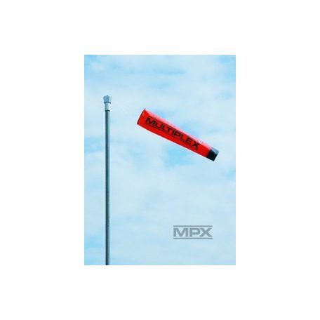 Szélzsák "MULTIPLEX" narancs/fekete 90cm