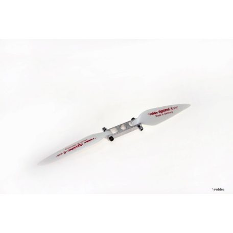 Folding Propeller white 9 x 5" + alu hub (8,0 mm) Robbe