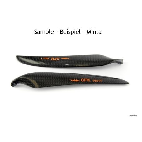 Folding Propeller carbon blades 16 x 11 " 1 pair Robbe