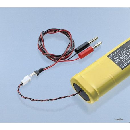 Charge lead - Molex 2-P (Futaba F-series) <-> banana plugs 100cm
