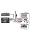 Battery switch cable 2x 4-5NimH-max 5A 19g Robbe