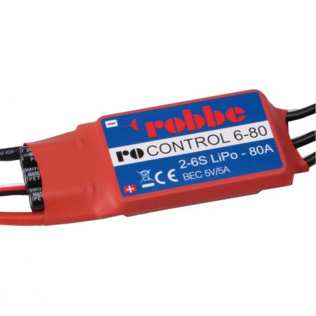 RO-Control 6-80 Regler 80 A, 2-6s Lipo - Robbe