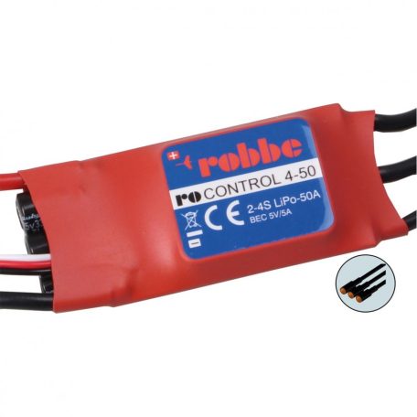 BL szabályzó RO-Control 4-50  50 A, 2-4s Lipo - Robbe