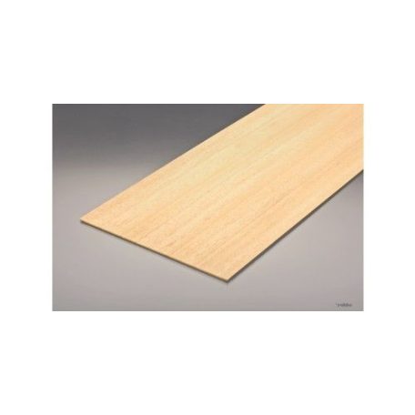 Abachi Holzplatte 500 x 200 x 1,8 mm