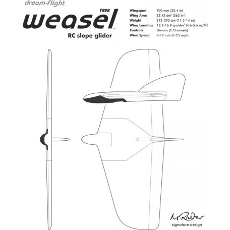 Weasel Treck ARG EPO Glider 90cm - Dream-Flight