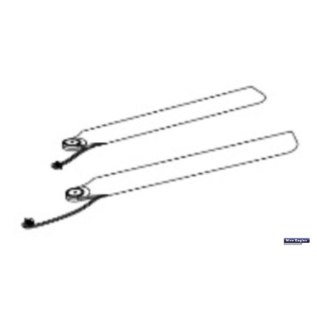 Solo Pro 126 EC145 - Nightflight főrotorlapat LED-val - pár