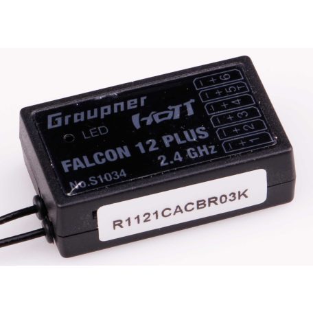 Falcon 12 6-channel GYRO + VARIO receiver - HOTT Graupner