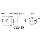 Brushless outrunner motor 2815 1100 rpm/v 33g Roxxy