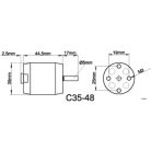 Brushless outrunner motor 3548 700 rpm/v 175g Roxxy