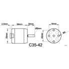 Brushless outrunner motor 3542 1100 rpm/v 132g Roxxy