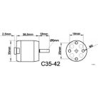 Brushless outrunner motor 3542 930 rpm/v 132g Roxxy