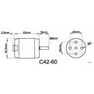 Brushless outrunner motor 4260 600 rpm/v 262g Roxxy