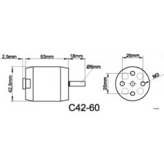 Brushless outrunner motor 4260 600 rpm/v 262g Roxxy
