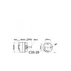 Brushless outrunner motor 3530 1600 rpm/v 78g Roxxy