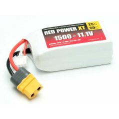 RED POWER 3s 1500mAh 25C (50C) XT-60 - Pichler