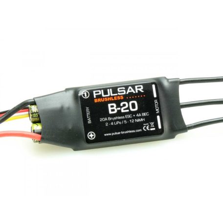 Brushless szabályzó B-20 20A 2-4s Lipo - Pulsar