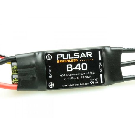 Brushless controller B-40 40A 2-4s Lipo - Pulsar