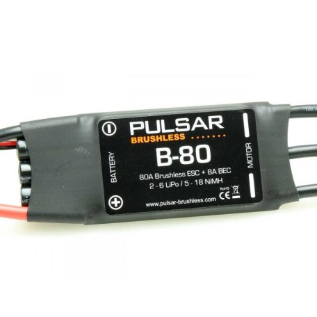 Brushless controller B-80 80A 2-6s Lipo - Pulsar