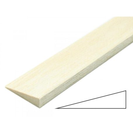 Balsa léc - kilépől 5 x 25 x 1000 mm