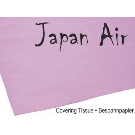 Japan AIR papír - rózsaszín - 16g/m2 - 690 x 500 mm - Pichler