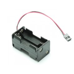 Battery box (4 x AA) with wire - JR servo plug