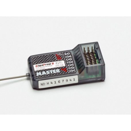 MASTER GigaProp 4 2,4GHz Távirányító + Vevő Szett (Mode 2 = gas bal)
