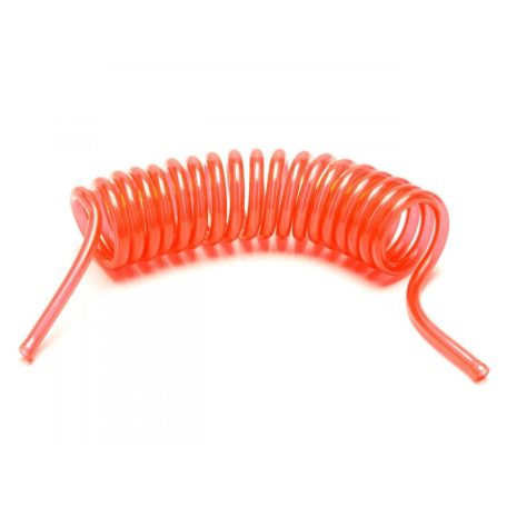 Fuel line spiral tube red - PU - methanol + benzin - d: 5,0/3,0 mm x 1000 mm - Pichler
