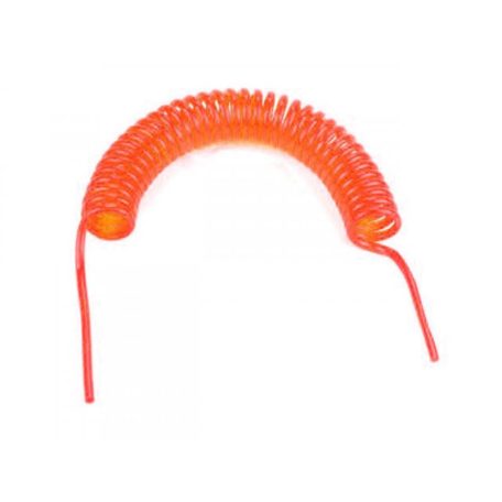 Fuel line spiral tube red - PU - methanol + benzin - d: 5,0/3,0 mm x 1000 mm - Pichler