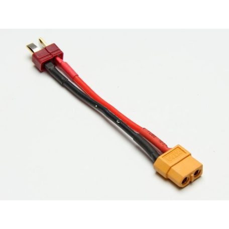 Adapterkabel XT60-Buchse <-> T-Deans Stecker, 4,0 mm², 8 cm